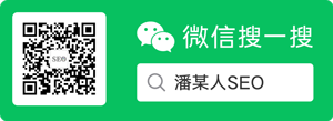 潘某人SEO微信公众号二维码